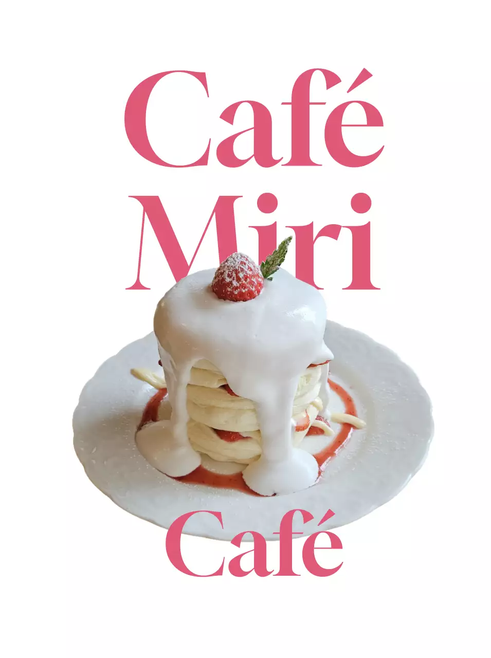 Roze Simpel Dessert Advertentie