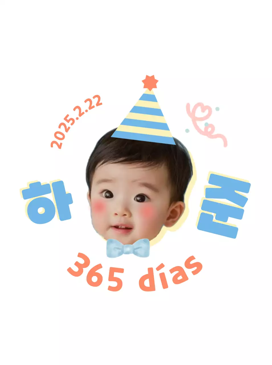 Invitación azul para baby shower