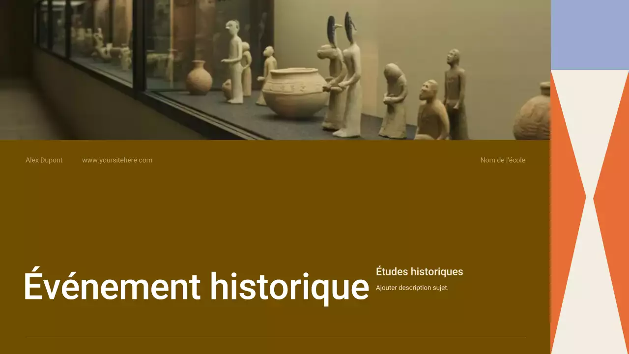 Présentation du cours d'histoire classique de Brown
