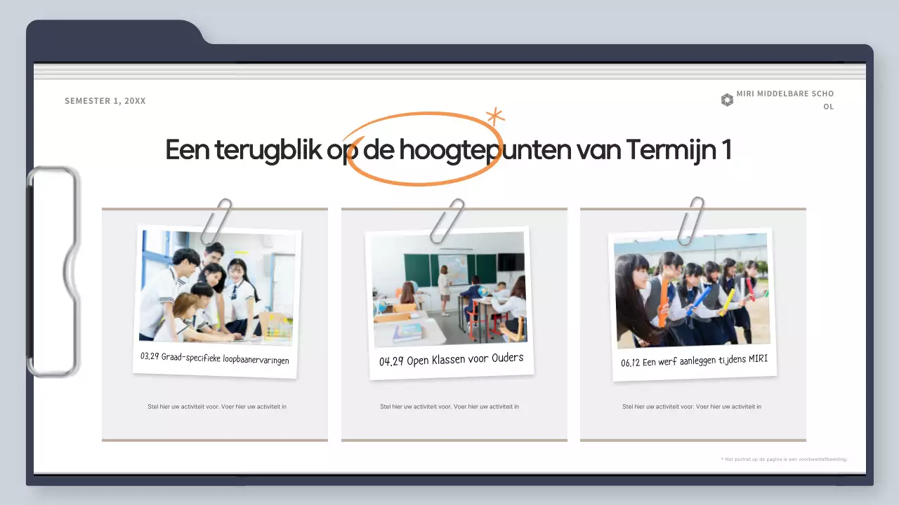 Grijze eenvoudige trainingsgids