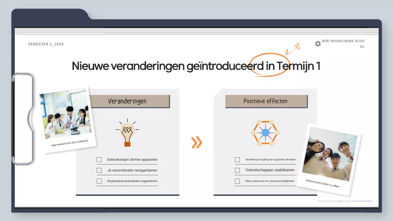 Grijze eenvoudige trainingsgids