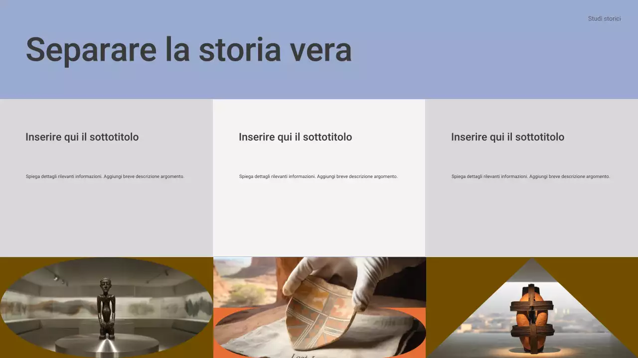 Presentazione della lezione di storia classica di Brown