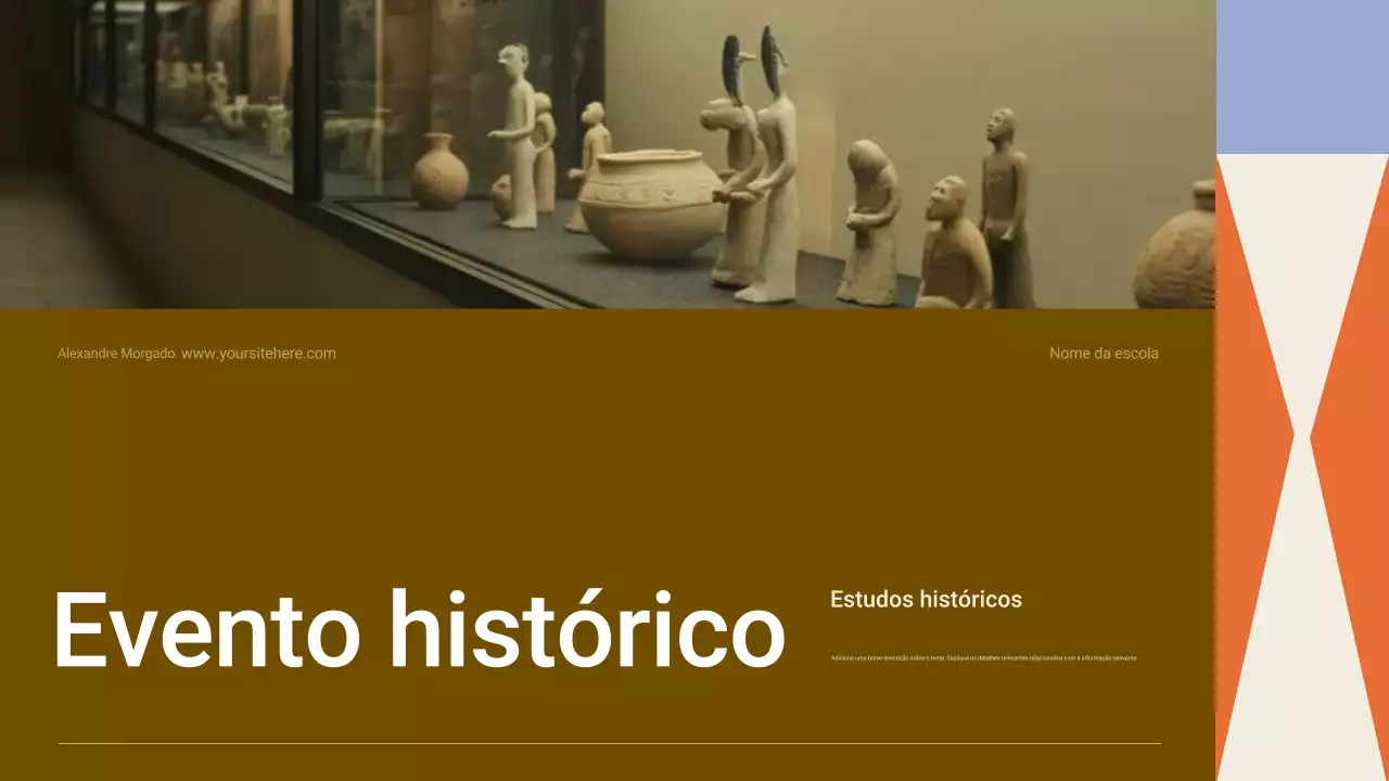 Apresentação da aula de história clássica de Brown