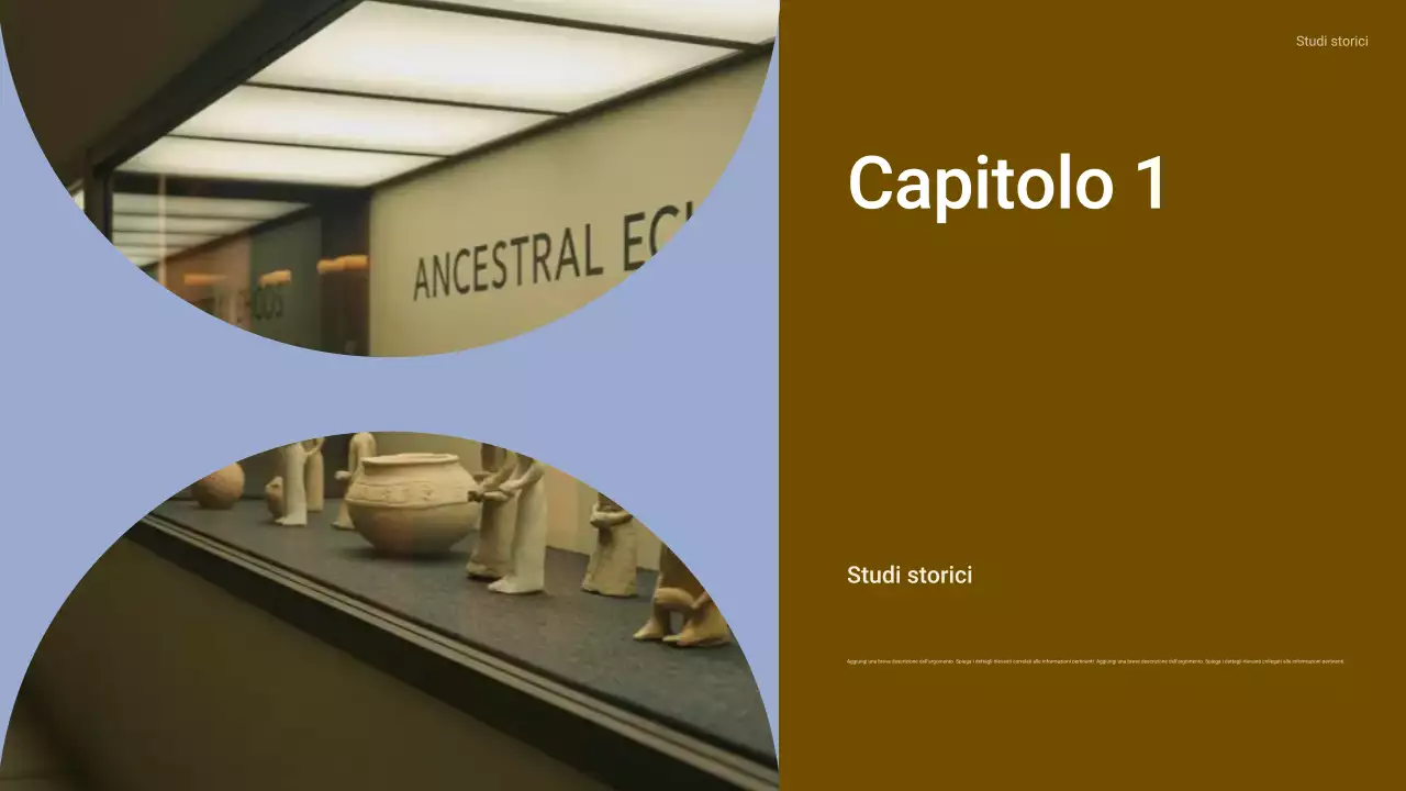 Presentazione della lezione di storia classica di Brown