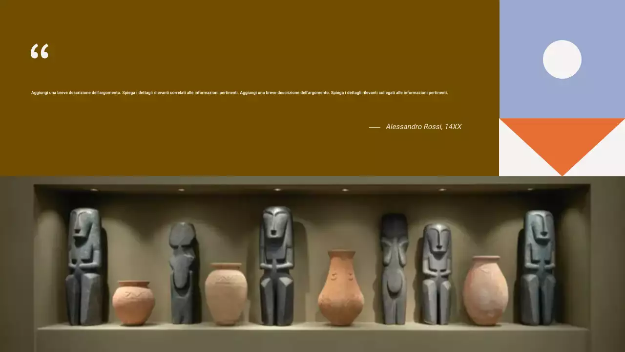 Presentazione della lezione di storia classica di Brown