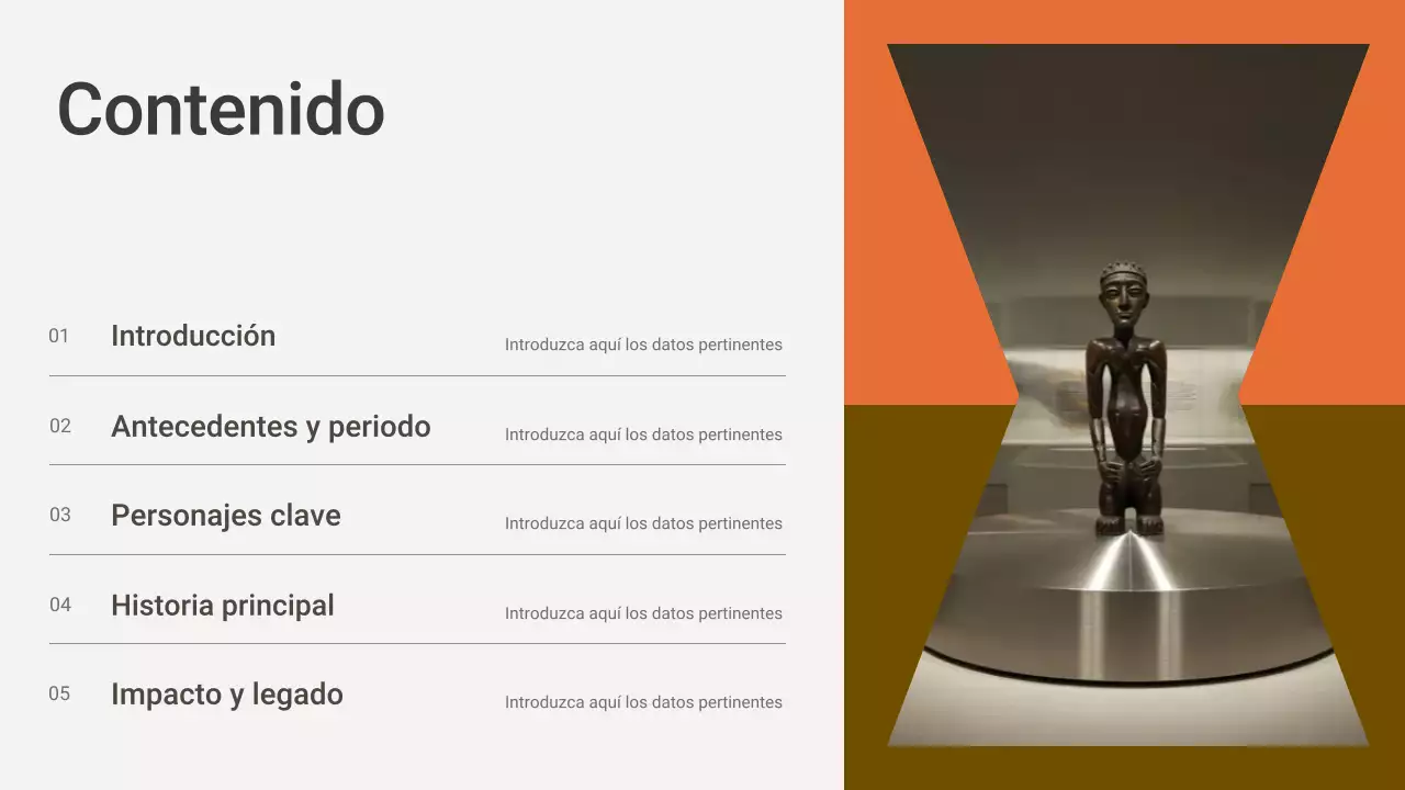 Presentación de la clase de historia clásica de Brown