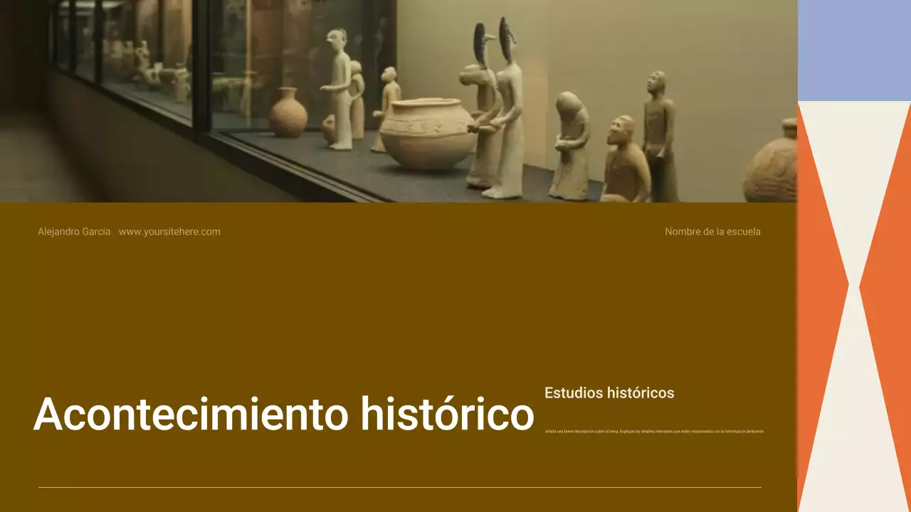 Presentación de la clase de historia clásica de Brown