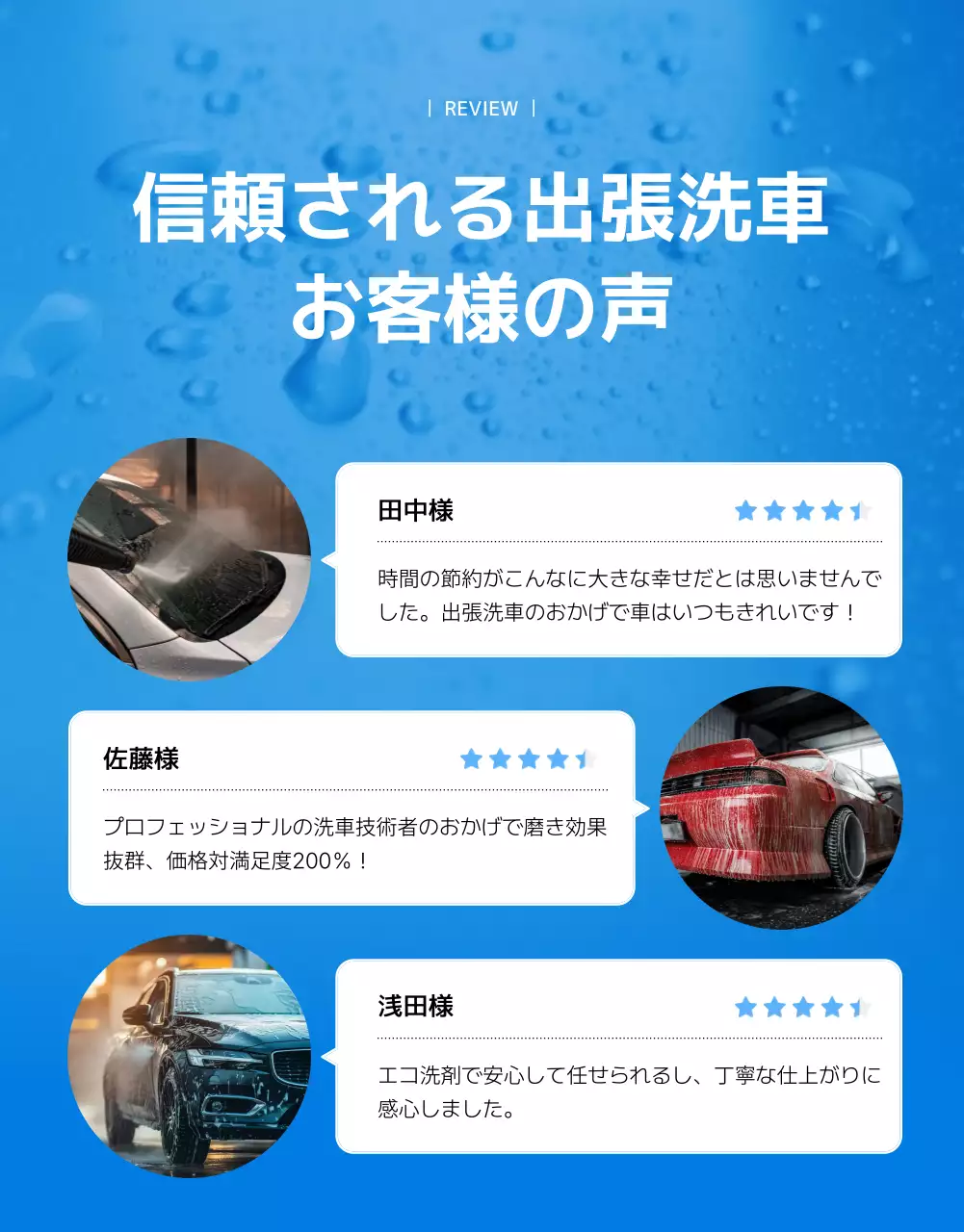 白 モダン 洗車 ポスター