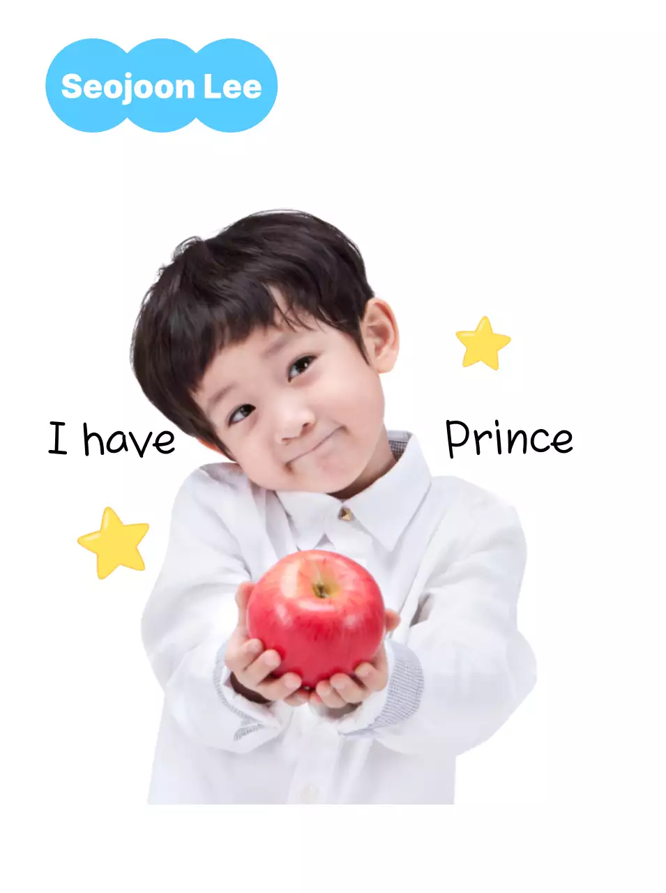 Bayi Putih Merayakan Hari Orang Tua