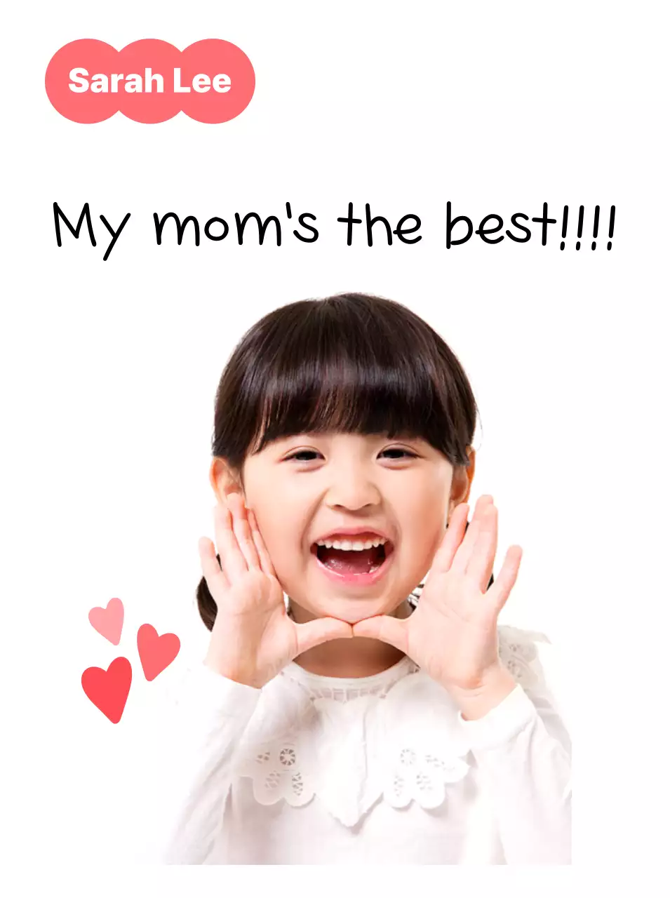 Bayi Putih Merayakan Hari Orang Tua