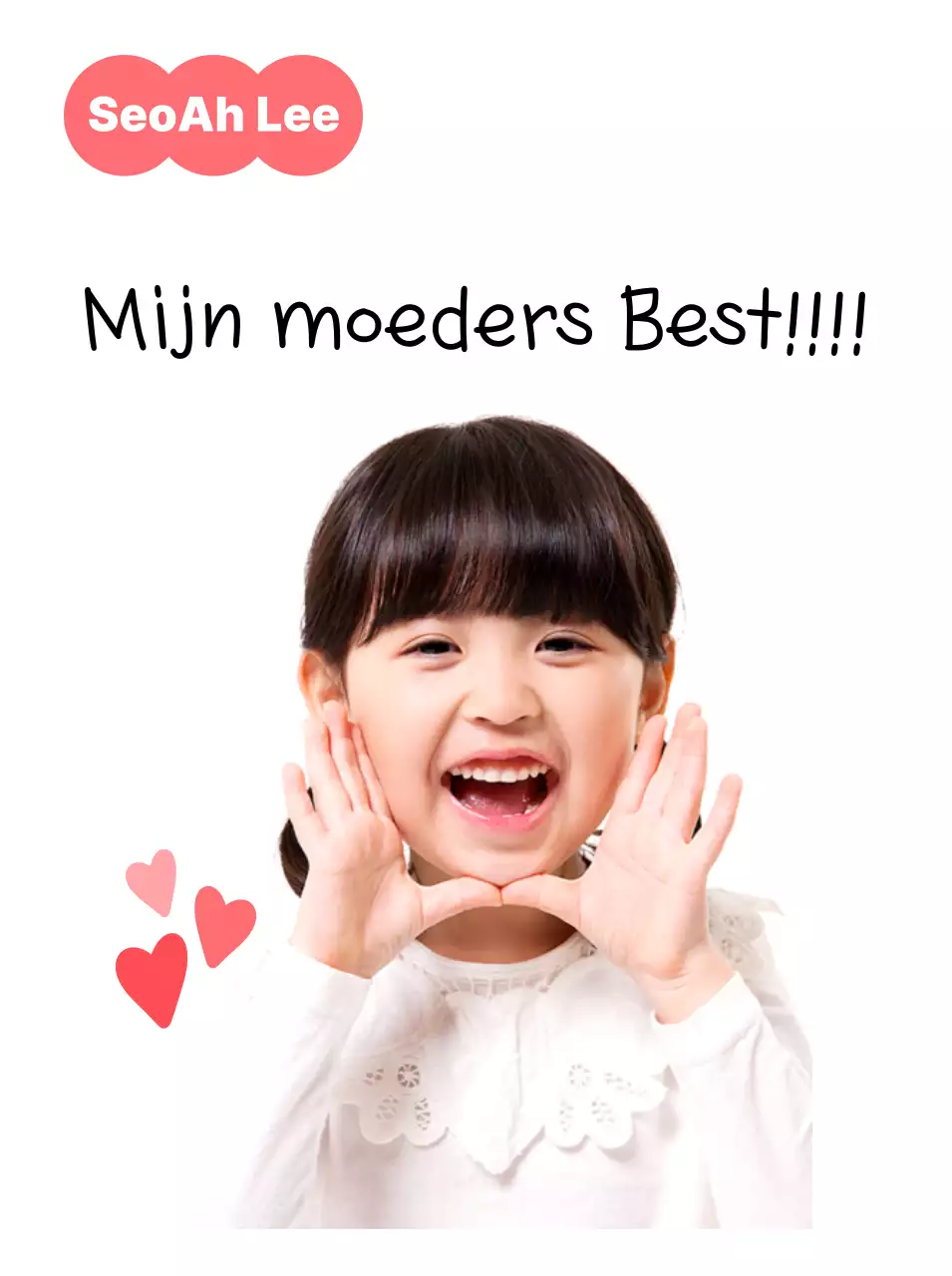 Witte baby viert Ouderendag