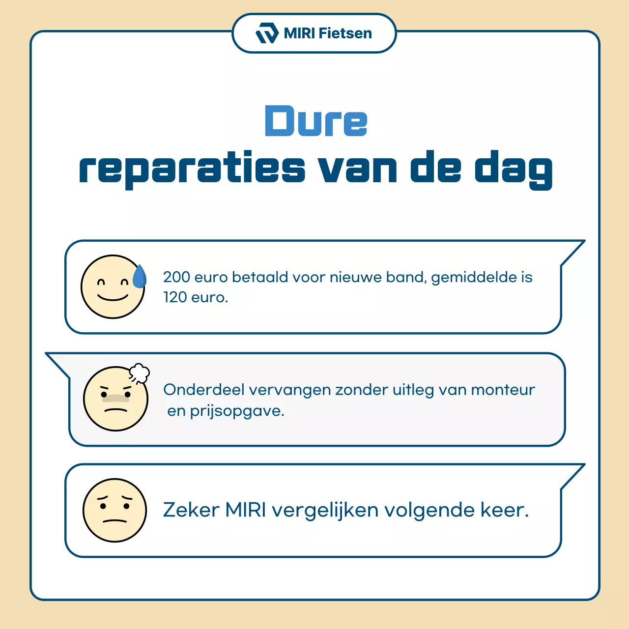 Beige Eenvoudige Motorfiets Reparatie Advertentie