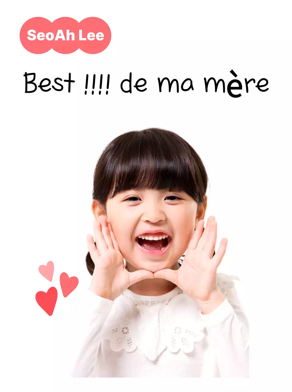 Bébé blanc célèbre la fête des parents