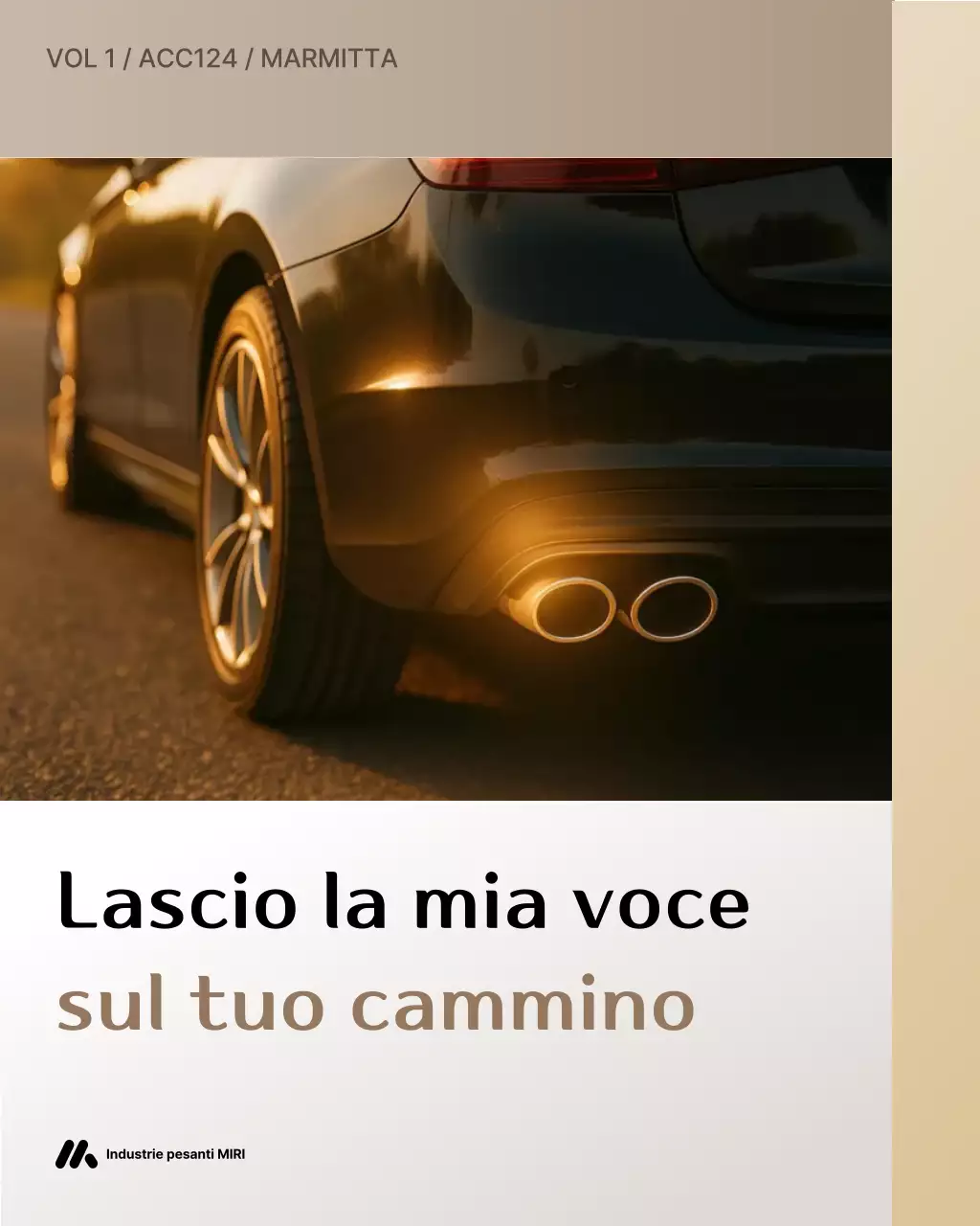 pubblicità di auto moderna nera