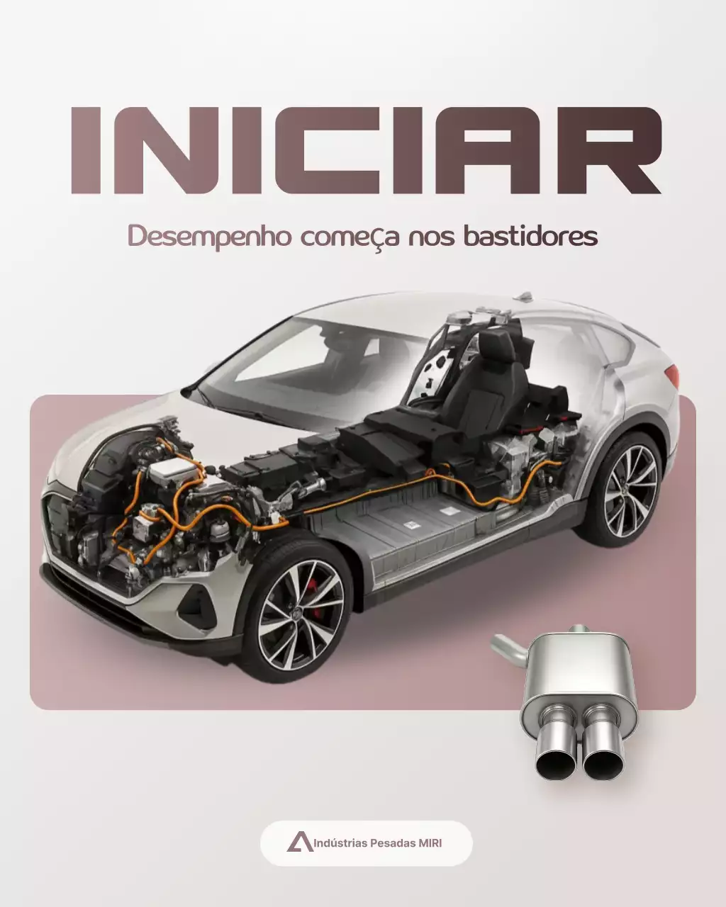 propaganda de carro moderno cinza
