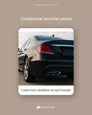 Promozione pubblicitaria di auto di lusso nere