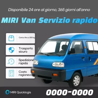 Pubblicità di Gray Modern Logistics