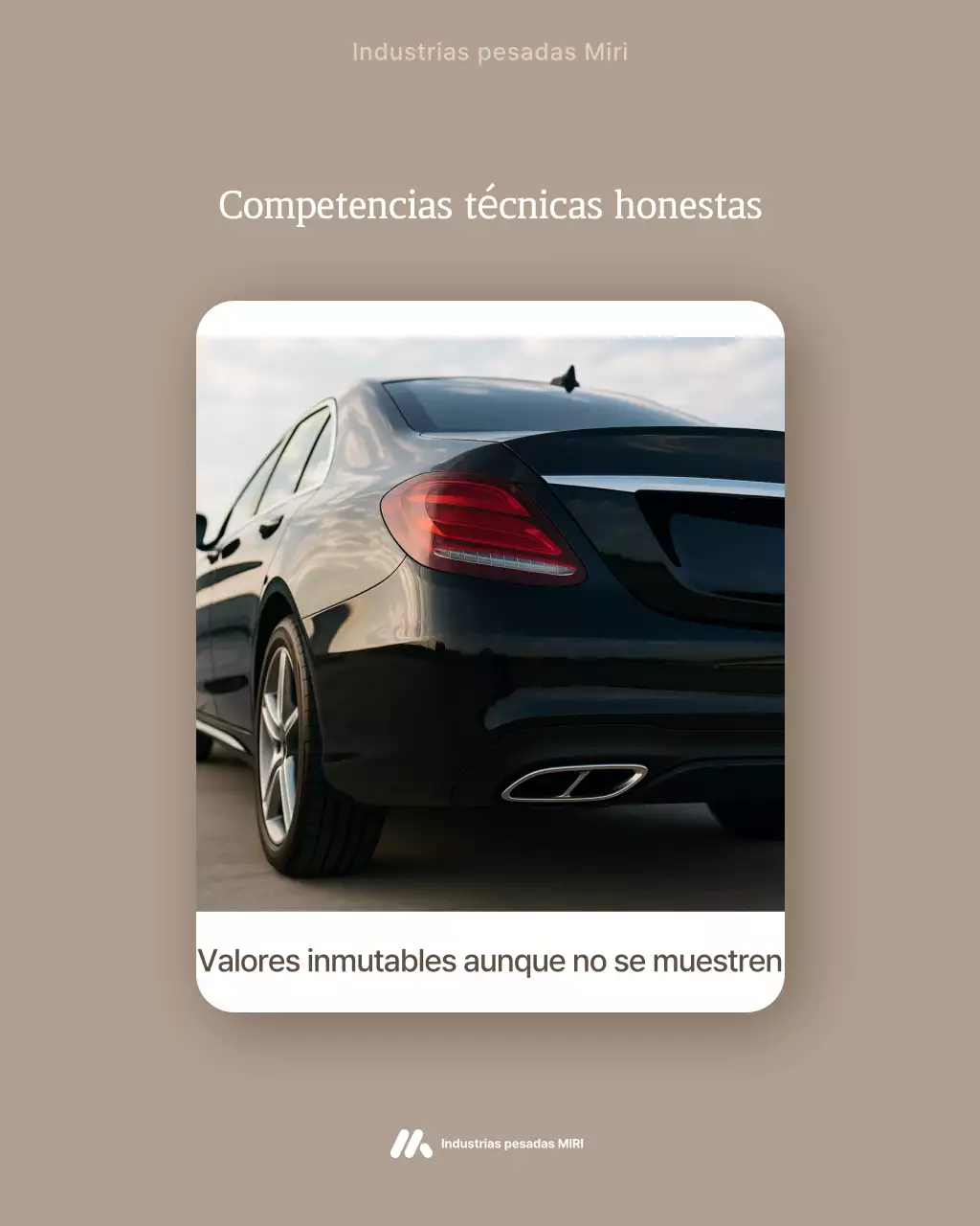 Promoción publicitaria de coches de lujo negros