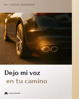Anuncio de coche moderno negro