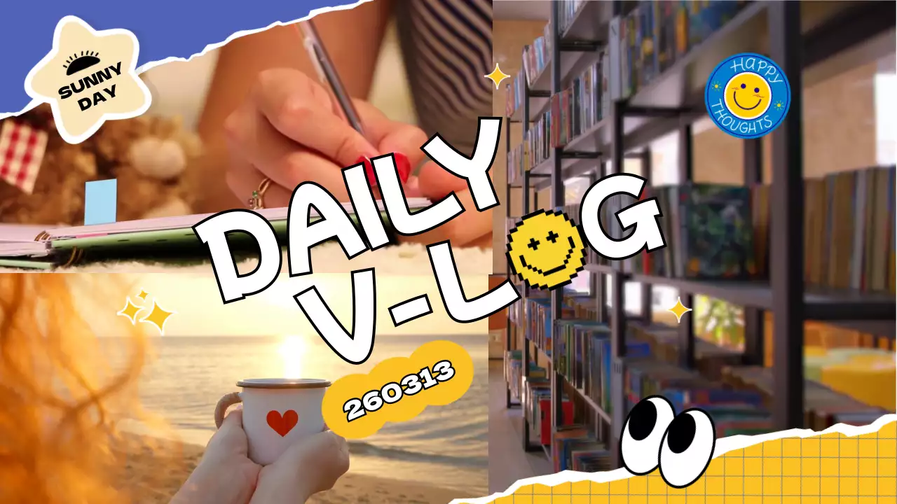 오렌지 트렌디 Vlog 가이드 유튜브 썸네일