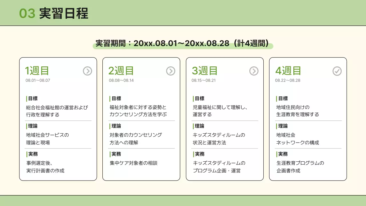 緑 シンプル 教育 プレゼンテーション