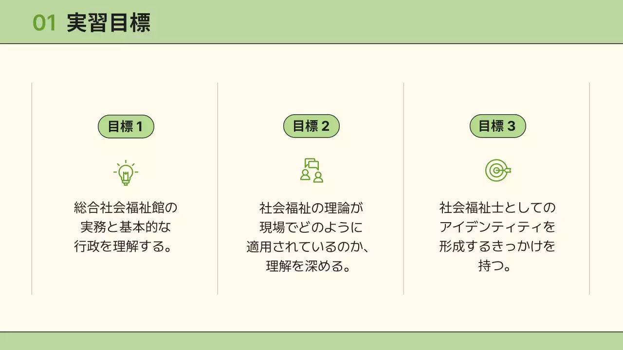 緑 シンプル 教育 プレゼンテーション