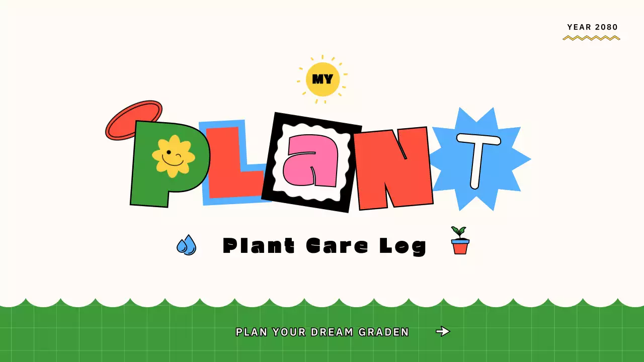 A green, kitschy plant journal