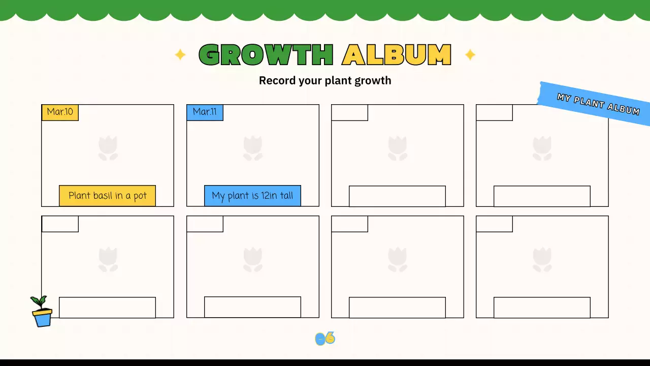 A green, kitschy plant journal