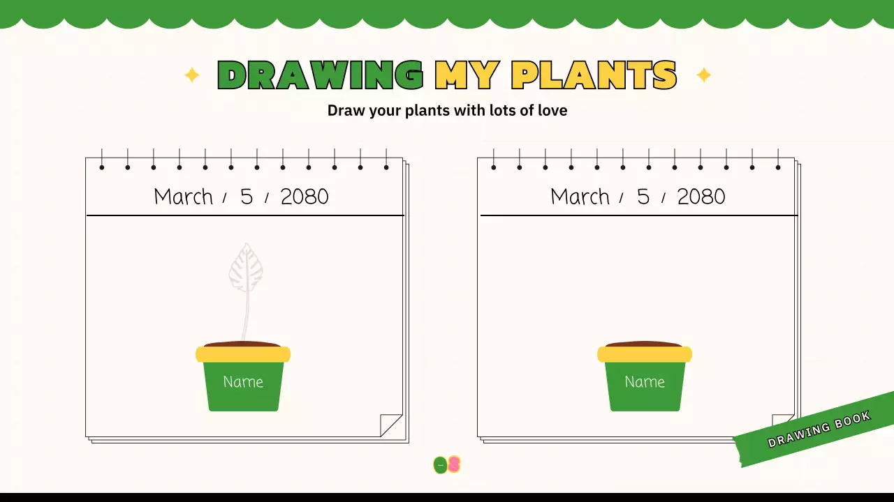 A green, kitschy plant journal