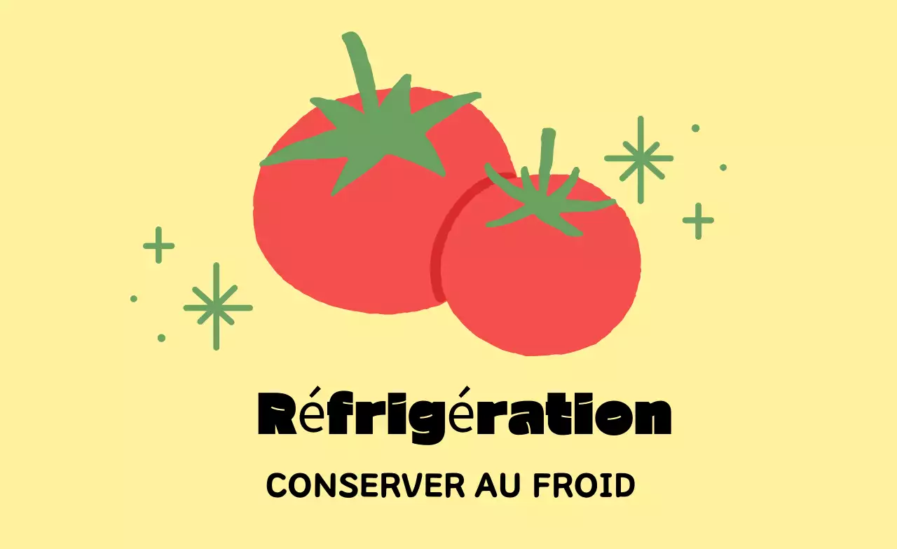 Instructions de stockage simples jaunes