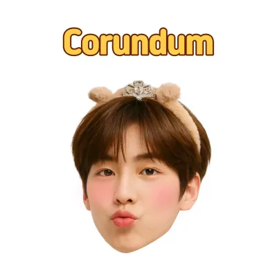 Barang seni penggemar berwarna putih yang lucu