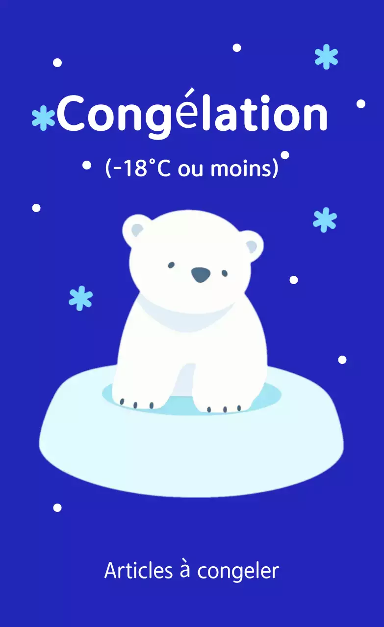 Guide de conservation du bébé bleu