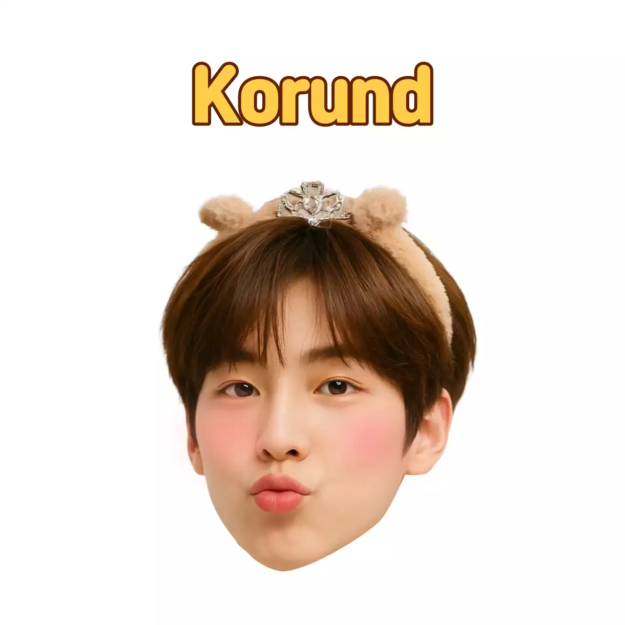 Weiße süße Fan-Art-Artikel