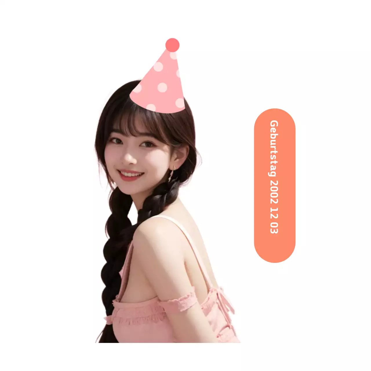 Pink Babys Geburtstagsfeier