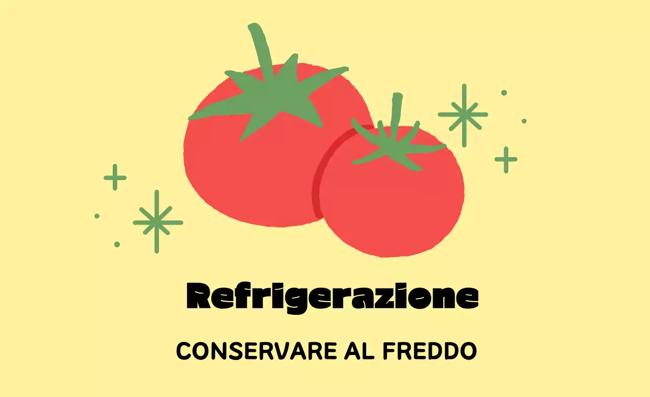 Istruzioni per la conservazione semplice in giallo