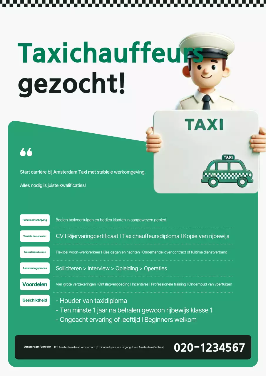 Groene en schone werving Werving