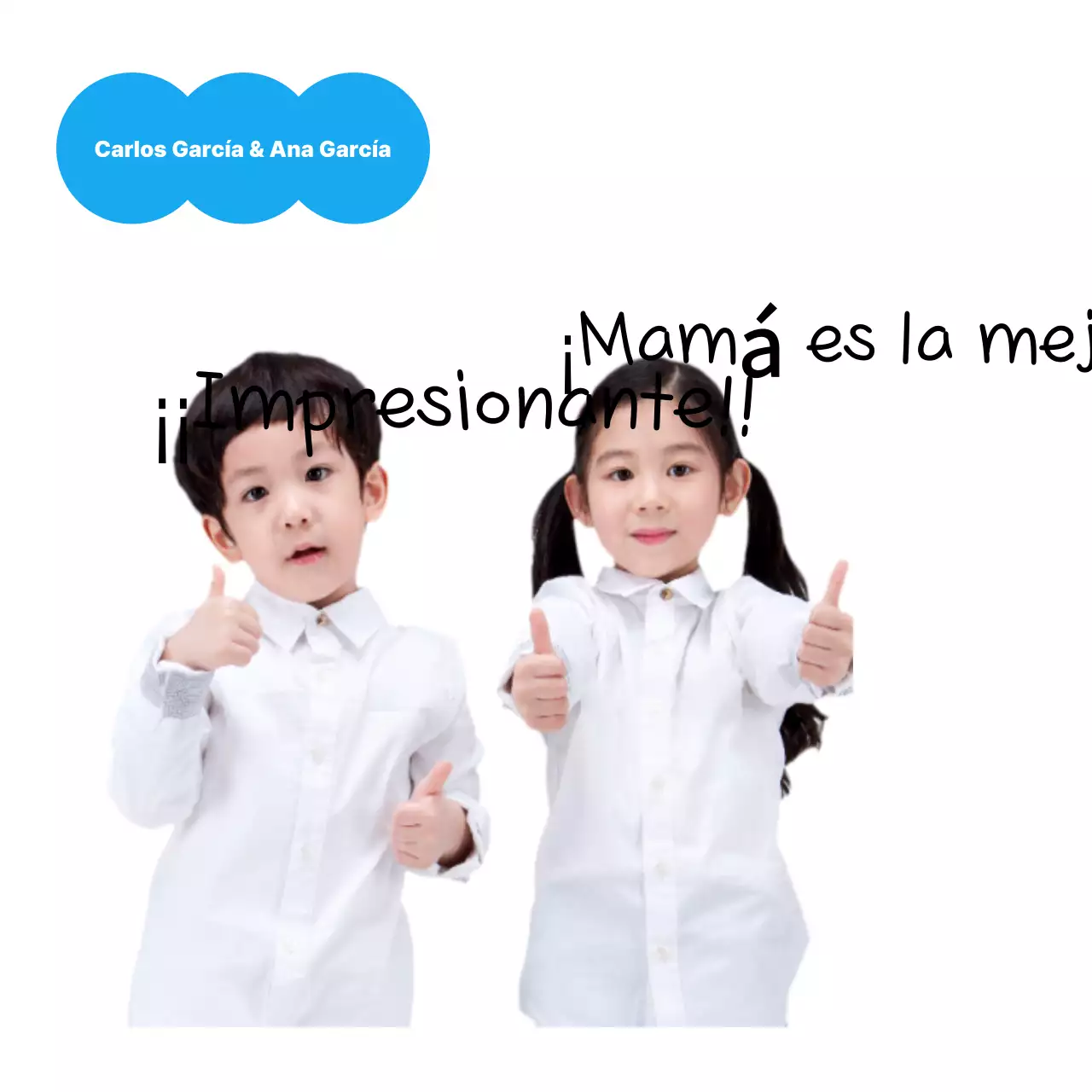 Bebé rosa celebrando el Día de los Padres