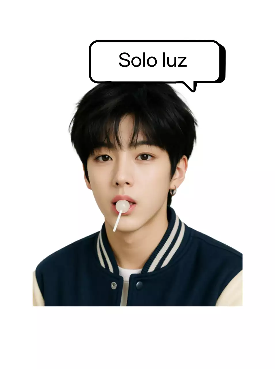 Meme de dibujos animados simple y blanco