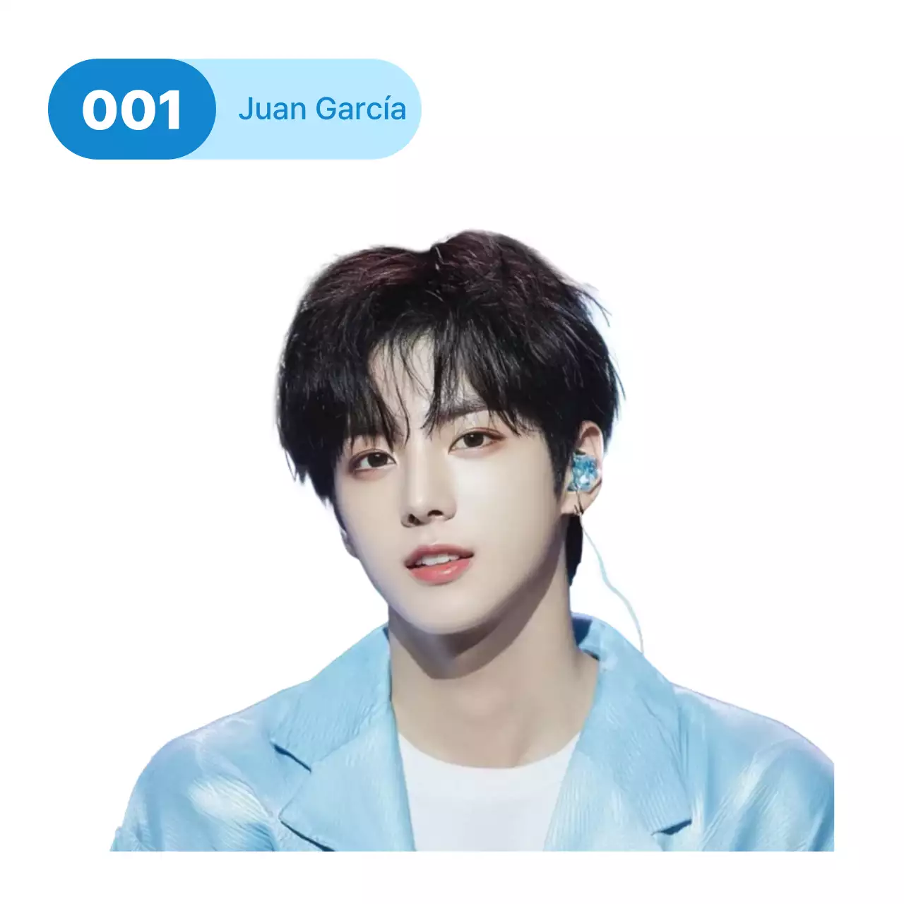 Pegatinas de productos de Male Idol