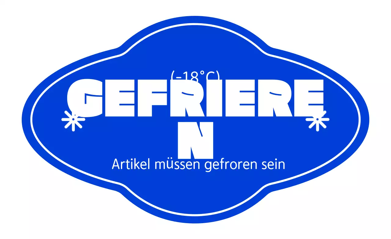 Blue Simple Aufbewahrungshinweise