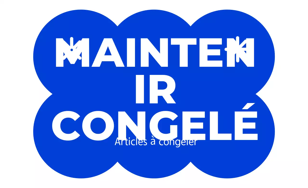 Instructions de stockage simples bleues