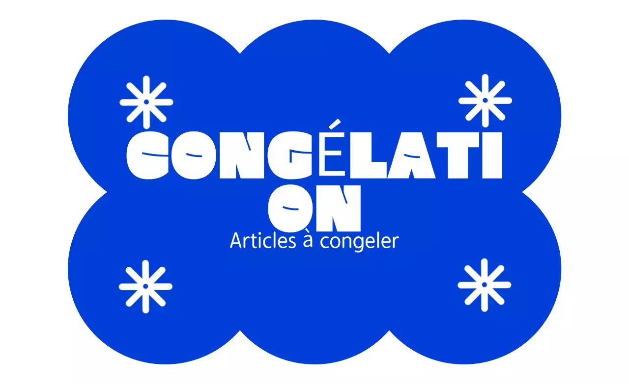 Instructions de stockage simples bleues