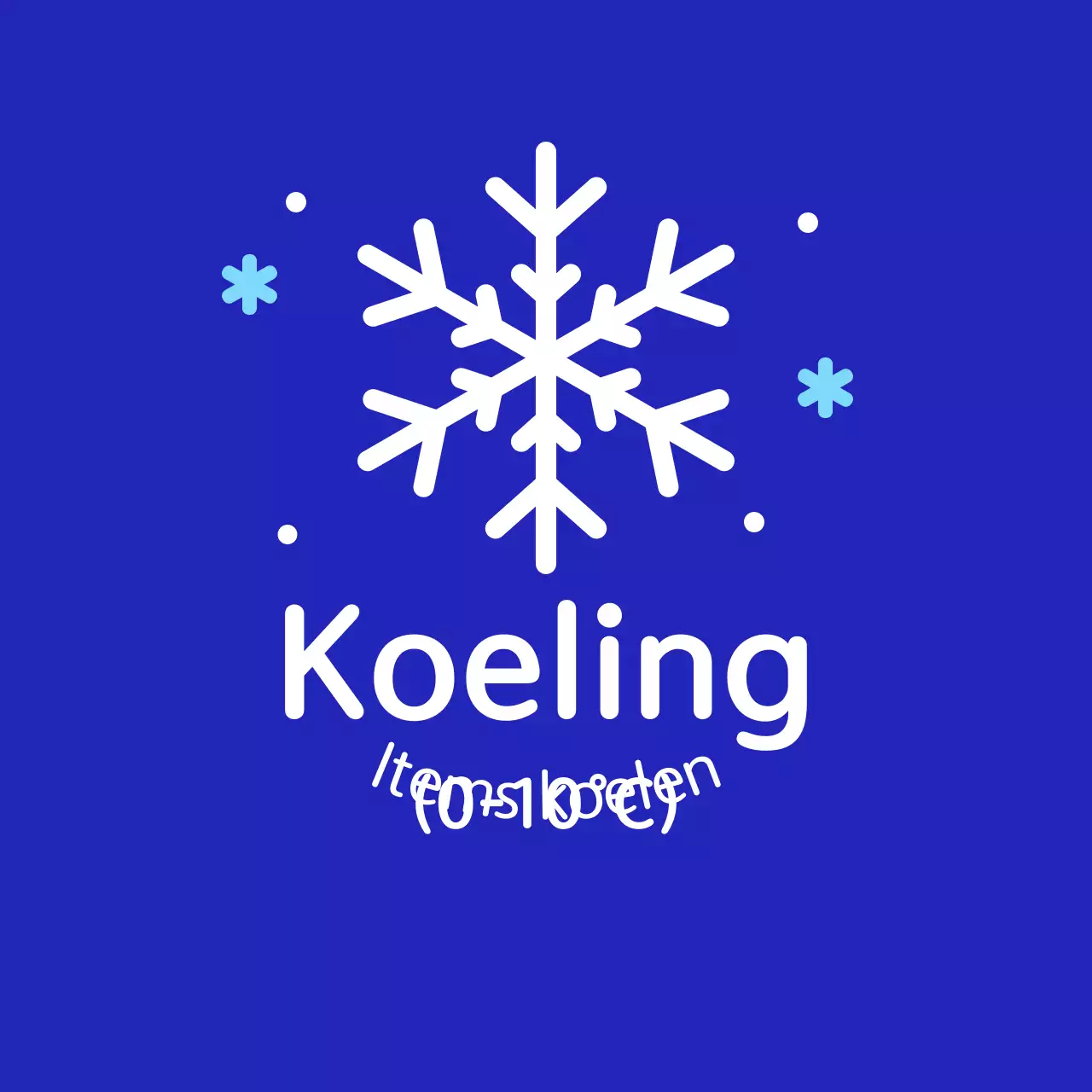 Blauwe eenvoudige bewaarinstructies