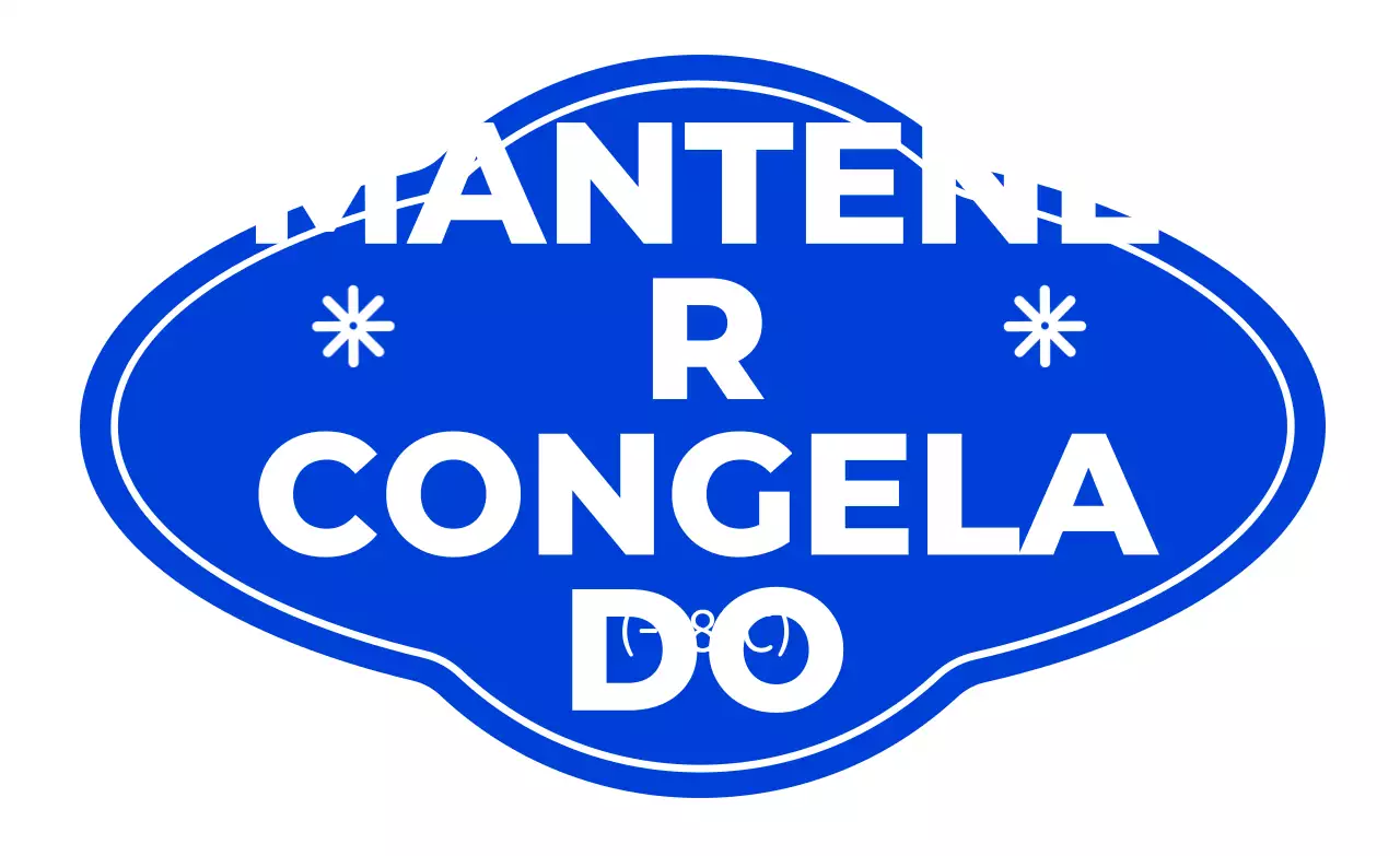 Instrucciones sencillas de almacenamiento en azul