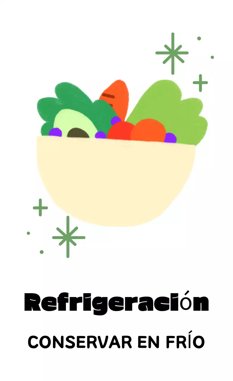 Instrucciones de almacenamiento sencillas en amarillo