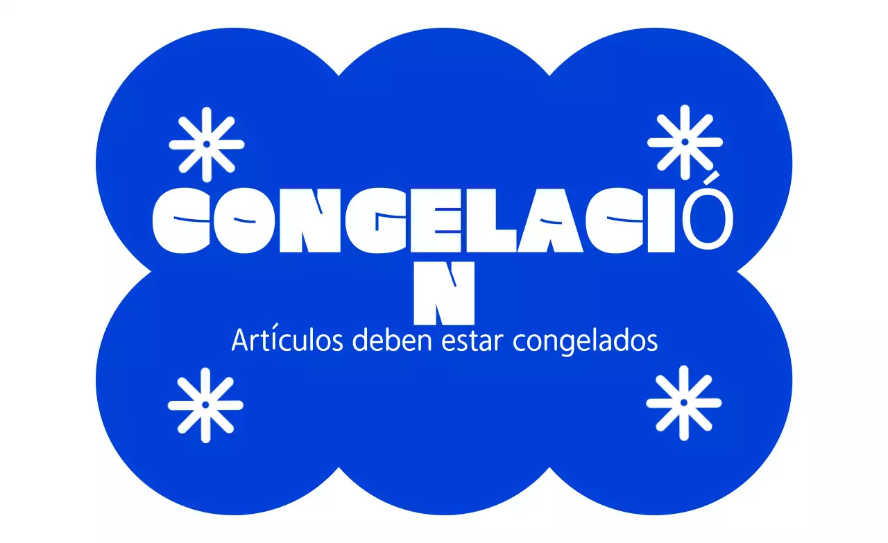 Instrucciones sencillas de almacenamiento en azul