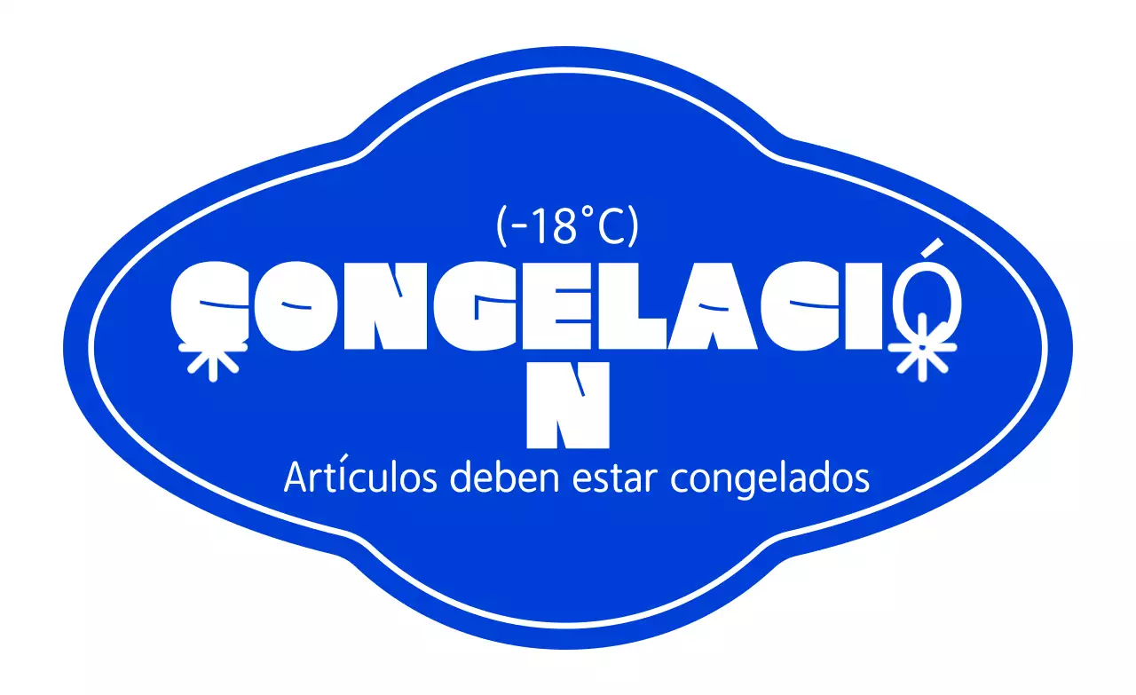 Instrucciones sencillas de almacenamiento en azul