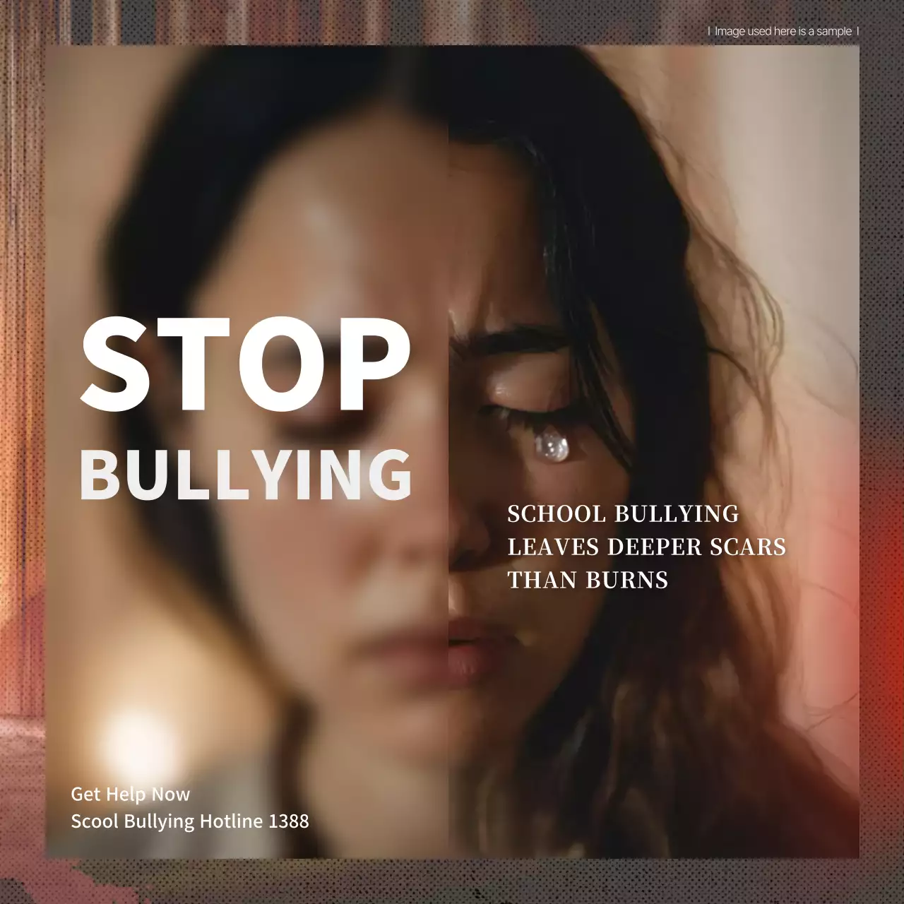 그레이 모던 괴롭힘 공지 인스타그램 캐러셀