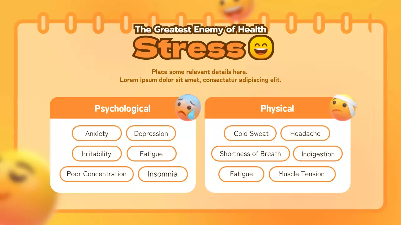 노란 스마일 귀여운 웃음치료 교육 자료