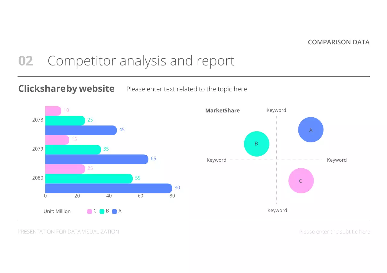 Grey Modern Data Presentation